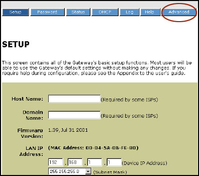 HP hn200e Gateway HP hn200e Gateway